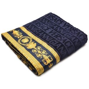 Gianni Versace Large Towel Baroque Barocco Throw Unisex Beach Towel